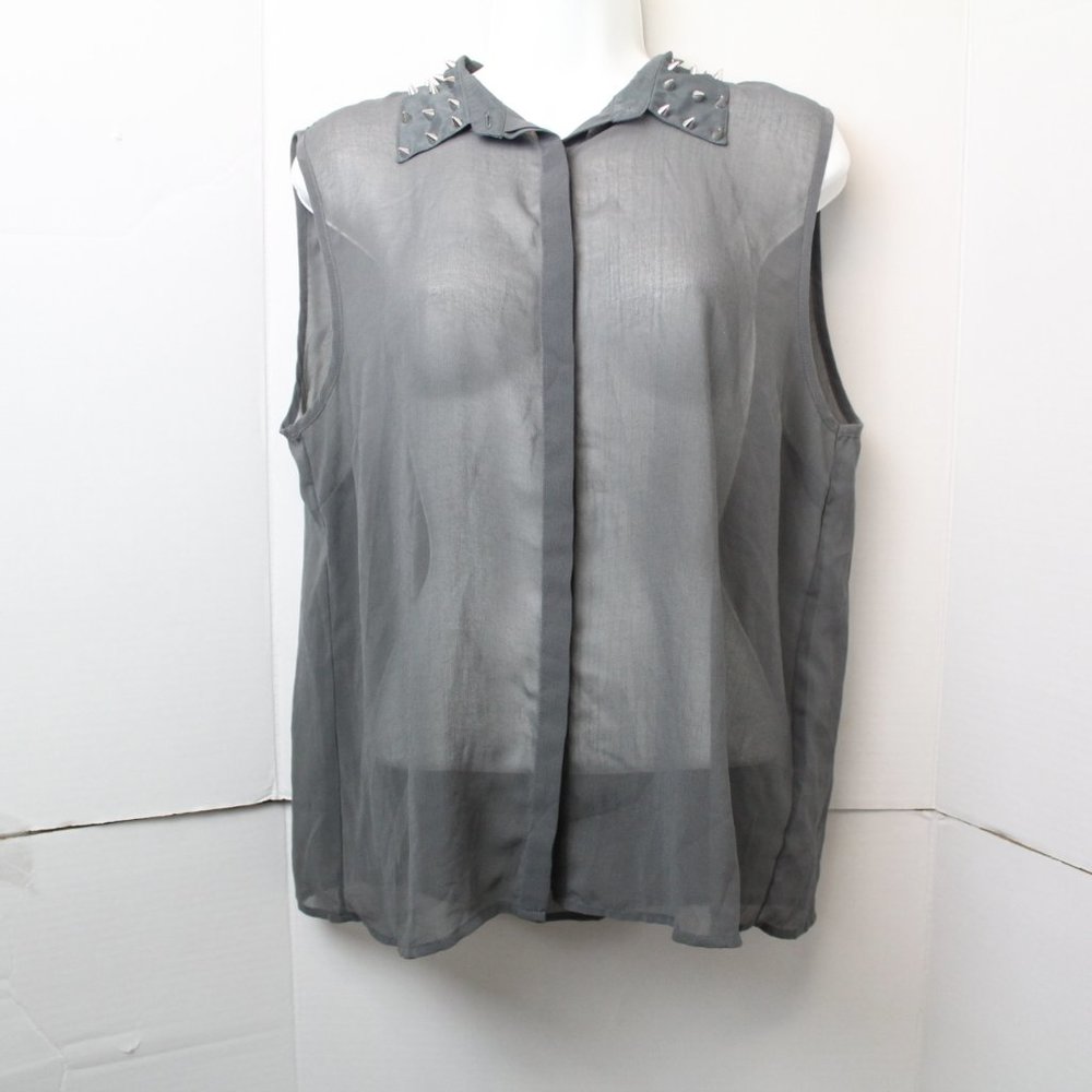 Urban Outfitters Sparkle & Fade large blouse gray